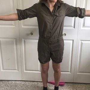 International concepts cute jungle green romper